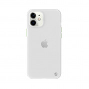 SwitchEasy 0.35 UltraSlim Case - тънък полипропиленов кейс 0.35 мм. за iPhone 12 mini (бял-прозрачен) 1
