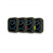 SwitchEasy Colors Case - термополиуретанов удароустойчив кейс за Apple Watch 40мм (тъмнозелен) 5