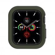 SwitchEasy Colors Case - удароустойчив силиконов (TPU) кейс за Apple Watch 40мм (тъмнозелен) 3