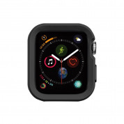 SwitchEasy Colors Case - удароустойчив силиконов (TPU) кейс за Apple Watch 40мм (черен) 1