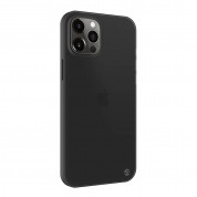 SwitchEasy 0.35 UltraSlim Case - тънък полипропиленов кейс 0.35 мм. за iPhone 12, iPhone 12 Pro (черен-прозрачен) 2