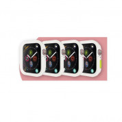 SwitchEasy Colors Case - термополиуретанов удароустойчив кейс за Apple Watch 40мм (бял) 5