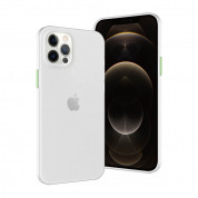 SwitchEasy 0.35 UltraSlim Case - тънък полипропиленов кейс 0.35 мм. за iPhone 12, iPhone 12 Pro (бял-прозрачен)