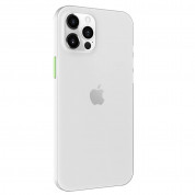 SwitchEasy 0.35 UltraSlim Case - тънък полипропиленов кейс 0.35 мм. за iPhone 12, iPhone 12 Pro (бял-прозрачен) 2