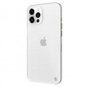 SwitchEasy 0.35 UltraSlim Case - тънък полипропиленов кейс 0.35 мм. за iPhone 12, iPhone 12 Pro (бял-прозрачен) 3