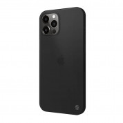 SwitchEasy 0.35 UltraSlim Case - тънък полипропиленов кейс 0.35 мм. за iPhone 12 Pro Max (черен-прозрачен) 5