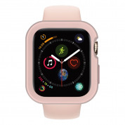 SwitchEasy Colors Case - термополиуретанов удароустойчив кейс за Apple Watch 40мм (розов) 3