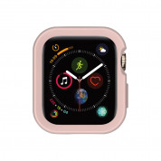SwitchEasy Colors Case - термополиуретанов удароустойчив кейс за Apple Watch 40мм (розов) 2