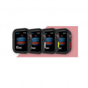 SwitchEasy Colors Case - удароустойчив силиконов (TPU) кейс за Apple Watch 44мм (черен) 5