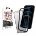 SwitchEasy Glass Pro Full Cover Tempered Glass - калено стъклено защитно покритие за дисплея на iPhone 12, iPhone 12 Pro (черен-прозрачен) 3