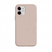 SwitchEasy Skin Case - силиконов (TPU) калъф за iPhone 12 mini (розов) 1