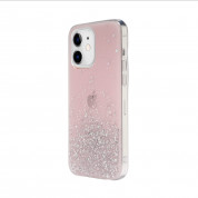 SwitchEasy Starfield Case - дизайнерски удароустойчив хибриден кейс за iPhone 12 mini (розов)  4
