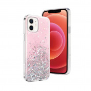 SwitchEasy Starfield Case for iPhone 12 mini (transparent rose)