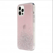 SwitchEasy Starfield Case - дизайнерски удароустойчив хибриден кейс за iPhone 12, iPhone 12 Pro (розов)  1
