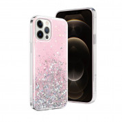 SwitchEasy Starfield Case for iPhone 12, iPhone 12 Pro (transparent rose)