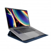SwitchEasy EasyStand - кожен кейс с поставка за MacBook Pro 13, MacBook Air 13 (син) 4