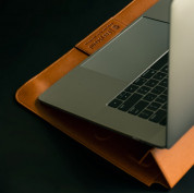 SwitchEasy EasyStand - кожен кейс с поставка за MacBook Pro 13, MacBook Air 13 (кафяв) 4