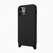 SwitchEasy Play Case - силиконов (TPU) калъф с въженце за носене за iPhone 12 mini (черен) 1