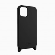 SwitchEasy Play Case - силиконов (TPU) калъф с въженце за носене за iPhone 12 mini (черен) 3