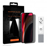 Eiger Mountain Glass Black Anti-Spy Privacy Filter Tempered Glass - калено стъклено защитно покритие с определен ъгъл на виждане за дисплея на iPhone 12 Mini