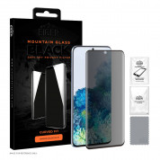 Eiger Mountain Glass Black Curved Anti-Spy Privacy Filter Tempered Glass - калено стъклено защитно покритие с извити ръбове и определен ъгъл на виждане за дисплея на Samsung Galaxy S20 FE