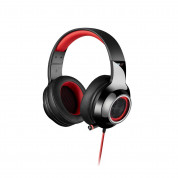 Edifier G4 Over Ear Stereo Gaming Headset - геймърски слушалки с микрофон и управление на звука (червен)