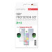 4smarts 360° Protection Set Limited Cover - тънък силиконов кейс и стъклено защитно покритие за дисплея на Samsung Galaxy A51 (прозрачен) 2