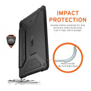 Urban Armor Gear Metropolis Case - удароустойчив хибриден кейс от най-висок клас за Samsung Galaxy Tab S7 (черен) 6