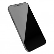 Hoco Shatterproof Ultra-Fine Edge Fullscreen HD Tempered Film - стъклено защитно покритие за целия дисплей на iPhone 12, iPhone 12 Pro (прозрачен-черен) 2