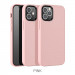 Hoco Pure Series Silicone Protective Case - силиконов (TPU) калъф за iPhone 12 Pro Max (розов)  3