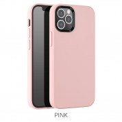 Hoco Pure Series Silicone Protective Case for iPhone 12 Pro Max (pink)