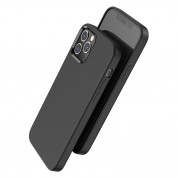 Hoco Pure Series Silicone Protective Case - силиконов (TPU) калъф за iPhone 12 Pro Max (черен)  1