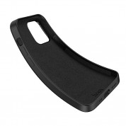 Hoco Pure Series Silicone Protective Case - силиконов (TPU) калъф за iPhone 12 Pro Max (черен)  3