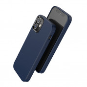 Hoco Pure Series Silicone Protective Case - силиконов (TPU) калъф за iPhone 12 mini (син)  1