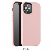 Hoco Pure Series Silicone Protective Case for iPhone 12 mini (pink)