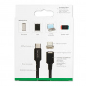 4smarts Magnetic USB-C to USB-C Cable GRAVITYCord Ultimate - USB-C кабел с магнитен накрайник за устройства с USB-C (180см) (черен) 6