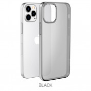 Hoco Light Series TPU Protective Case - силиконов (TPU) калъф за iPhone 12 Pro Max (черен) 