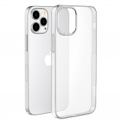 Hoco Light Series TPU Protective Case - силиконов (TPU) калъф за iPhone 12, iPhone 12 Pro (прозрачен)  1