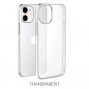 Hoco Light Series TPU Protective Case - силиконов (TPU) калъф за iPhone 12 mini (прозрачен) 