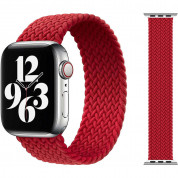 Sdesign Braided SoloLoop Band - текстилна каишка за Apple Watch 38мм, 40мм (червен)