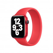 Sdesign Silicone SoloLoop Band - силиконова каишка за Apple Watch 38мм, 40мм (червен) 1