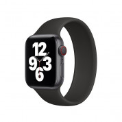 Sdesign Silicone SoloLoop Band - силиконова каишка за Apple Watch 38мм, 40мм, 41мм (черен) 1