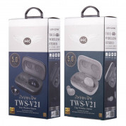 WK Design TWS Blutooth 5.0 True Wireless Earbuds with Wireless Charging Case white (TWS-V21 white) 3
