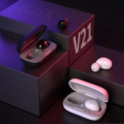 WK Design TWS Blutooth 5.0 True Wireless Earbuds with Wireless Charging Case white (TWS-V21 white) 1