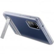 Samsung Clear Standing Cover EF-JG780CT - оригинален удароустойчив хибриден кейс с поставка за Samsung Galaxy S20 FE 5G (прозрачен) 7