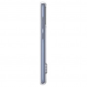 Samsung Clear Standing Cover EF-JG780CT - оригинален удароустойчив хибриден кейс с поставка за Samsung Galaxy S20 FE 5G (прозрачен) 3