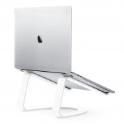 TwelveSouth Curve SE - ергономична алуминиева поставка за MacBook и преносими компютри (бял)