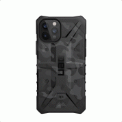 Urban Armor Gear Pathfinder SE Camo Case - удароустойчив хибриден кейс за iPhone 12 Pro Max (сив камуфлаж)