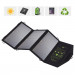 Сгъваем соларен панел 21W зареждащ директно вашето устройство от слънцето - Allpowers AP-SP5V21W Solar Charger 21W (черен)  4