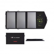 Сгъваем соларен панел 21W зареждащ директно вашето устройство от слънцето - Allpowers AP-SP5V21W Solar Charger 21W (черен) 